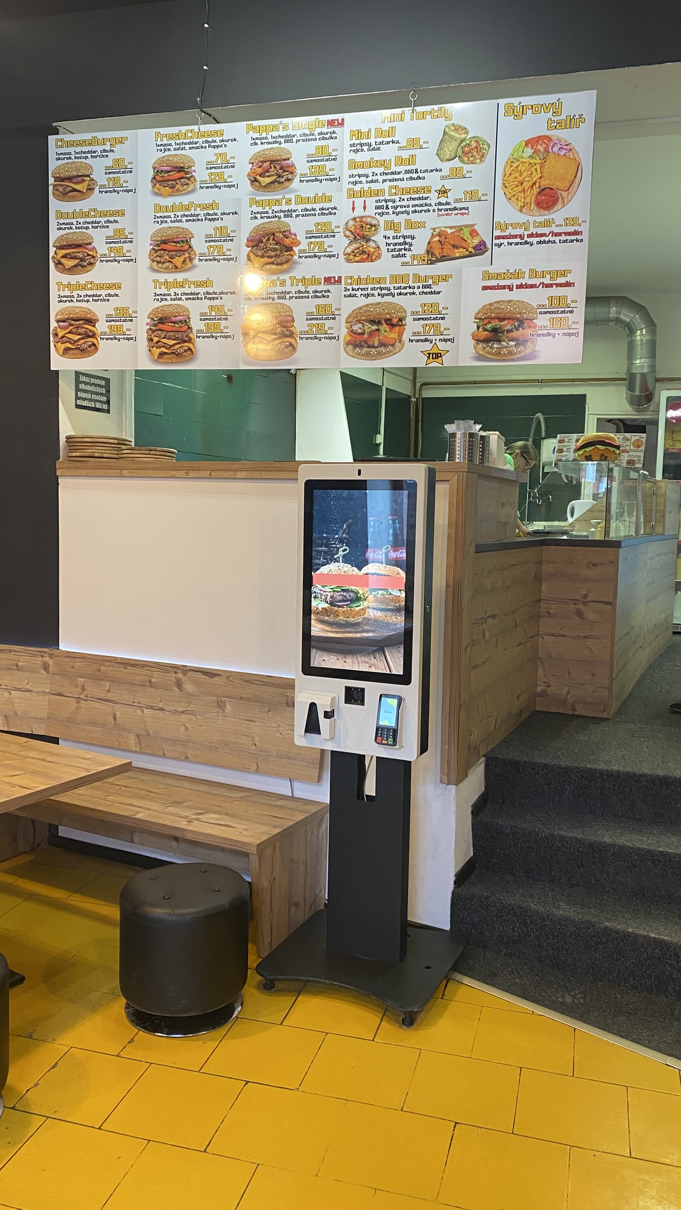 Kiosk Datavision — Wapiti Burgers